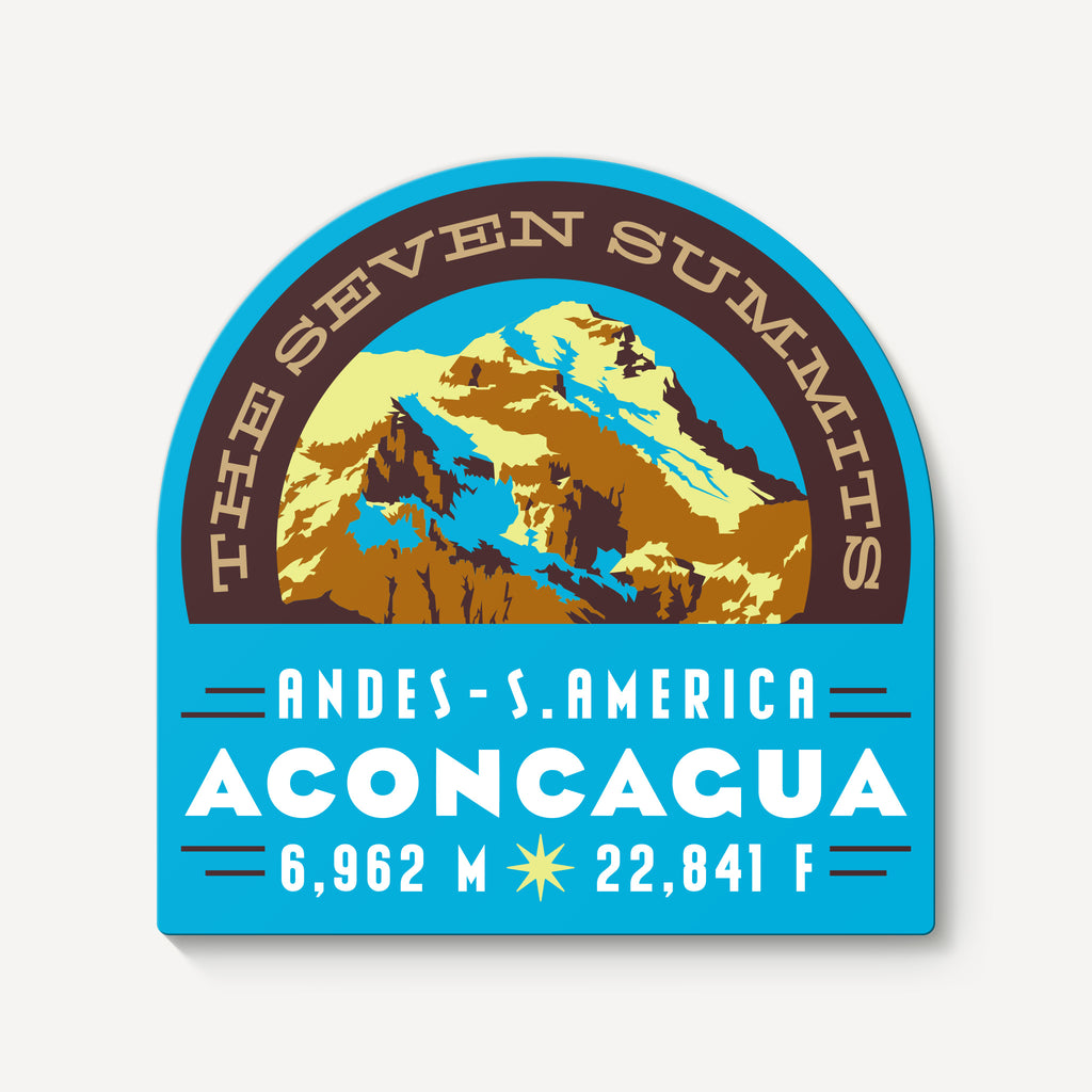 Aconcague Seven Summits Sticker