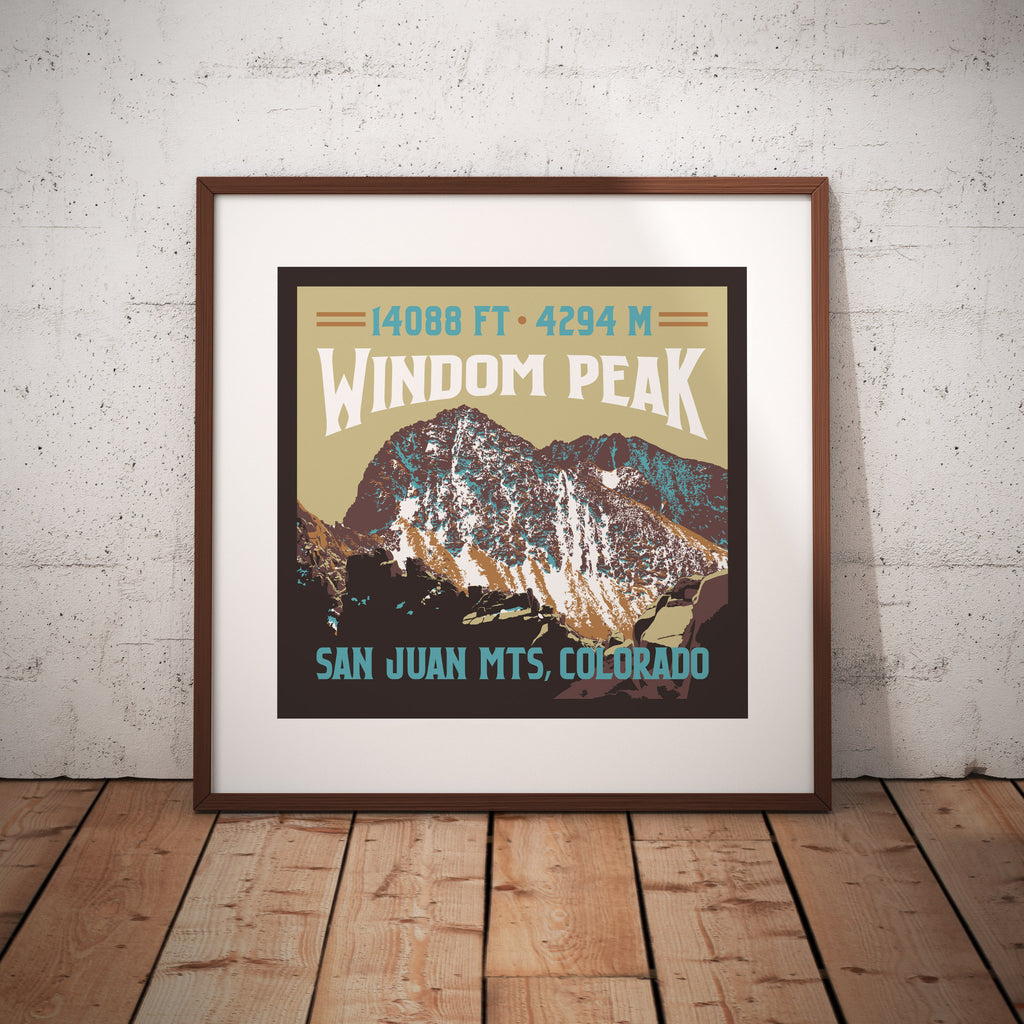 Windom Peak Colorado 14er Print
