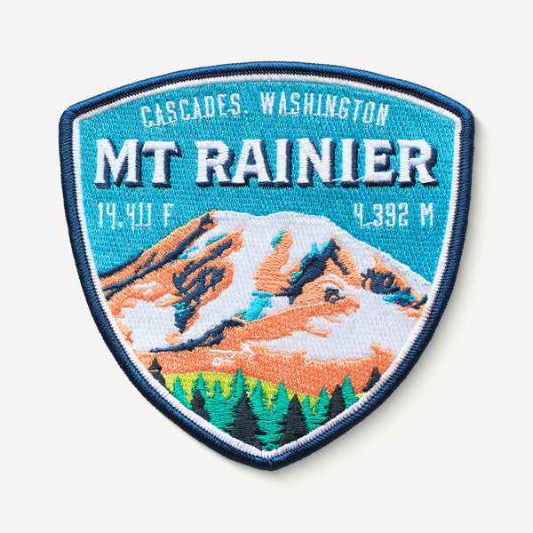 Mount Rainier Cascades Washington Patch
