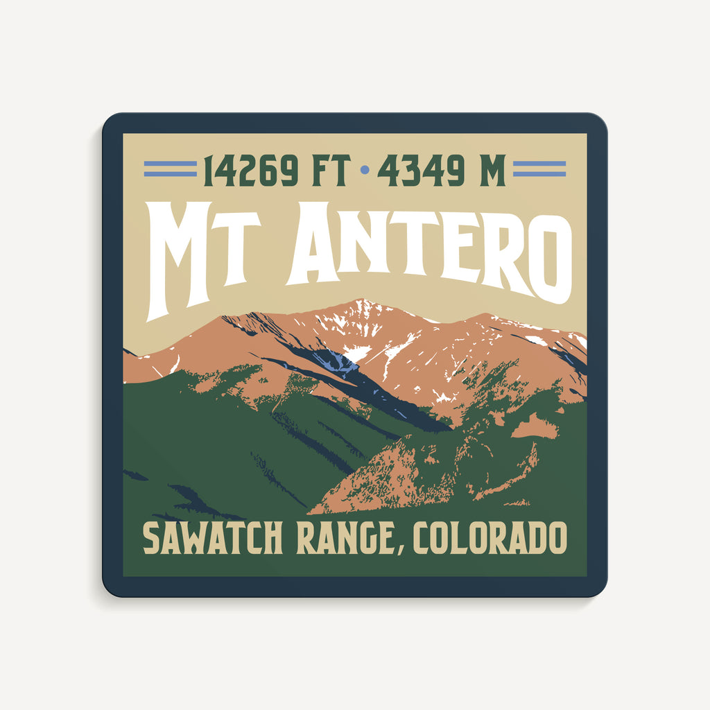 Mt Antero Colorado 14er Sticker
