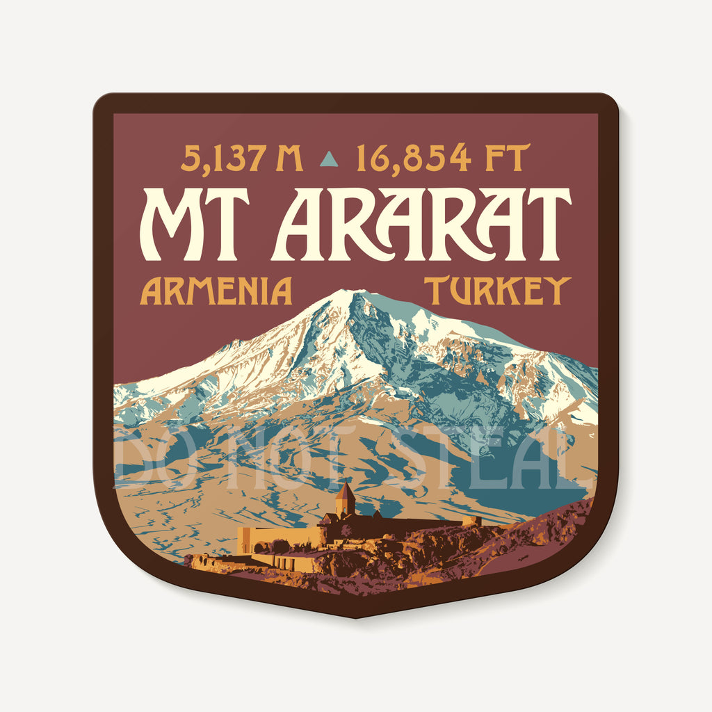 Mt Ararat Sticker