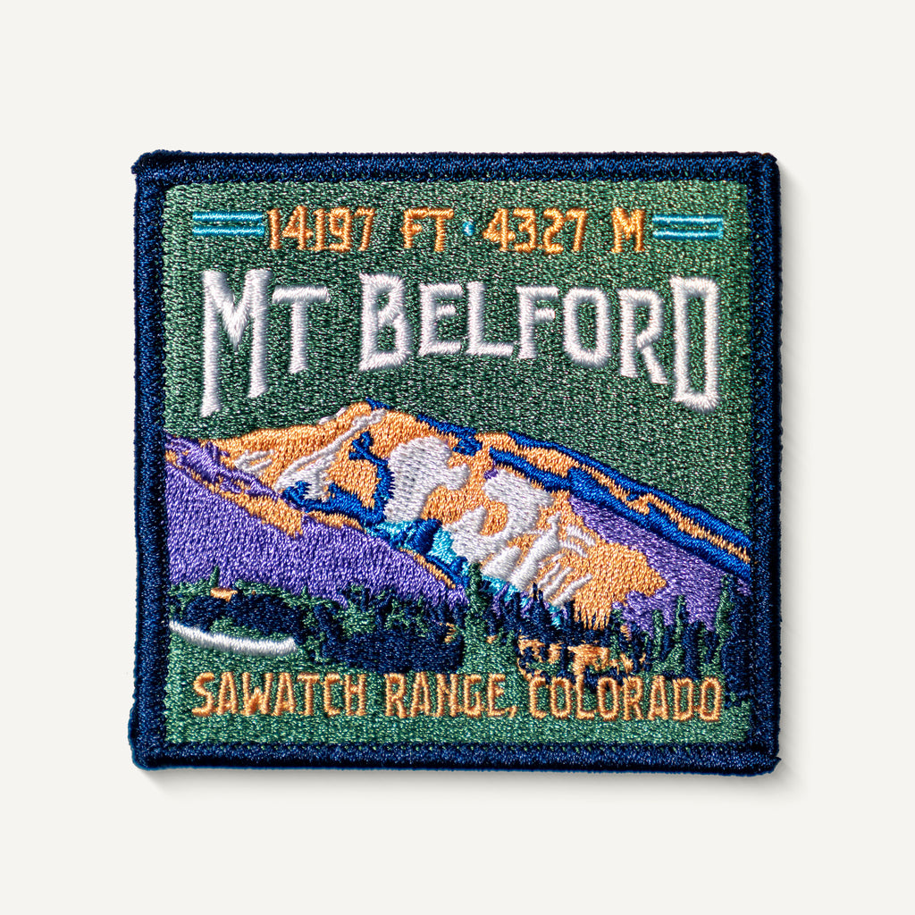 Mt Belford Colorado 14er Patch