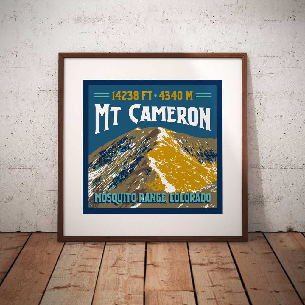 Mt Cameron Colorado 14er Poster Print