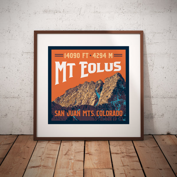 Mt Eolus Colorado 14er Print