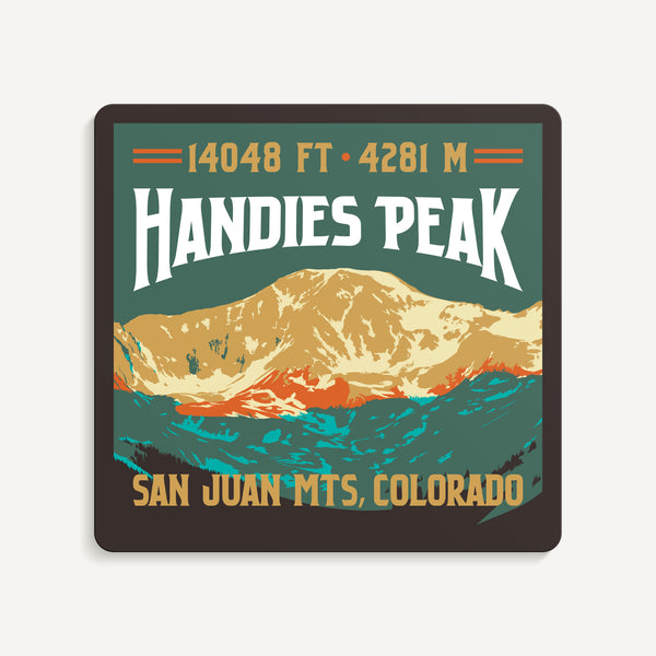 Handies Peak Colorado 14er Sticker