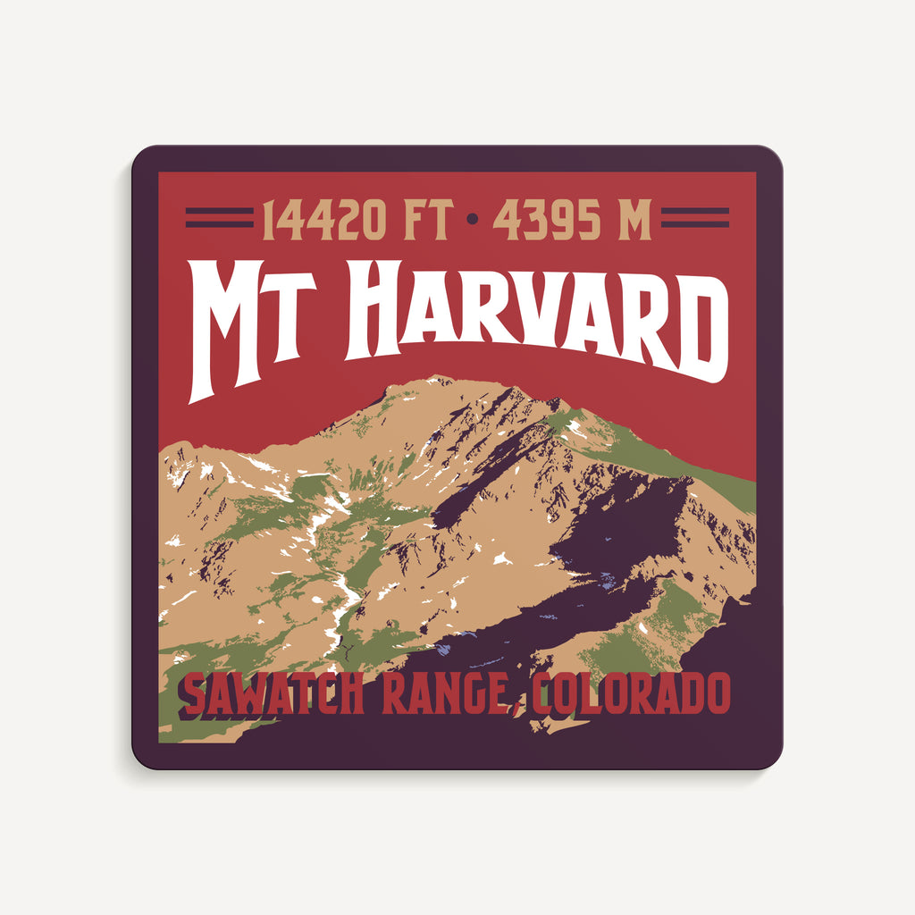 Mt Harvard Colorado 14er Sticker