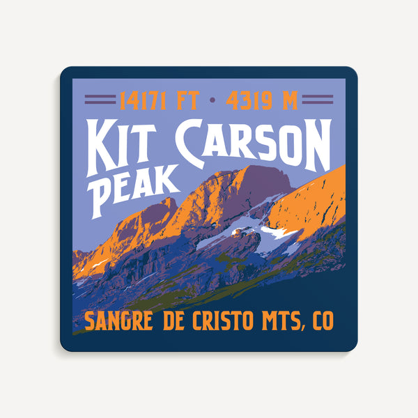 Kit Carson Peak Colorado 14er Sticker