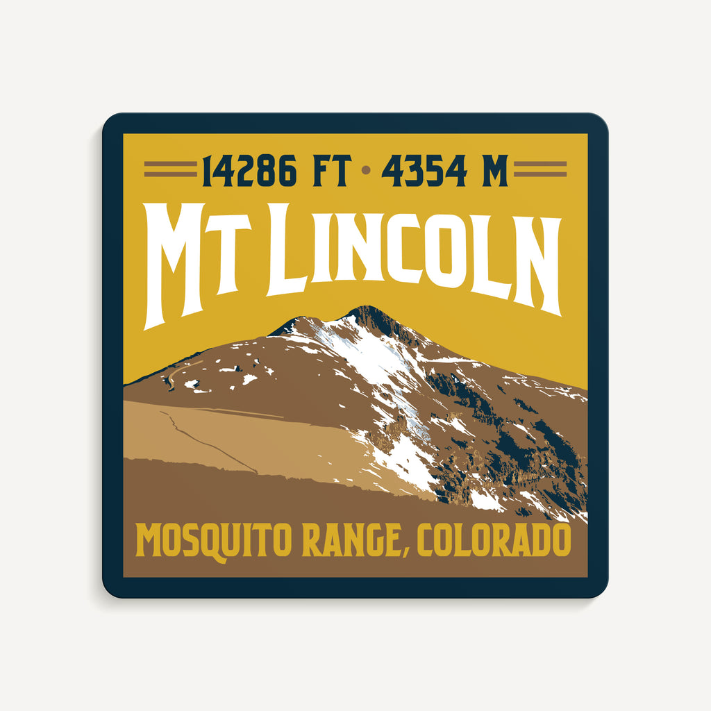 Mt. Lincoln Colorado 14er Sticker