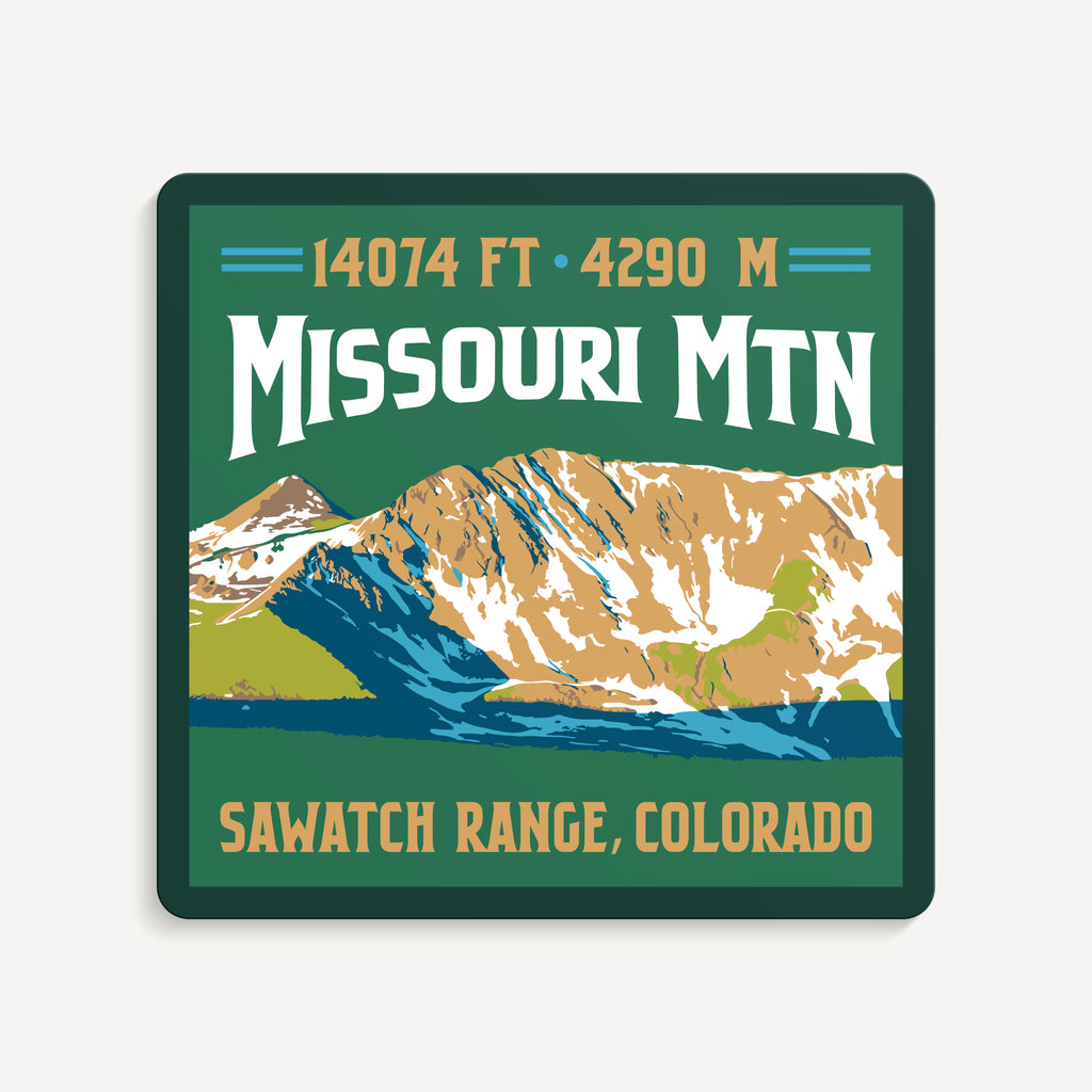 Missouri Mountain Colorado 14er Sticker
