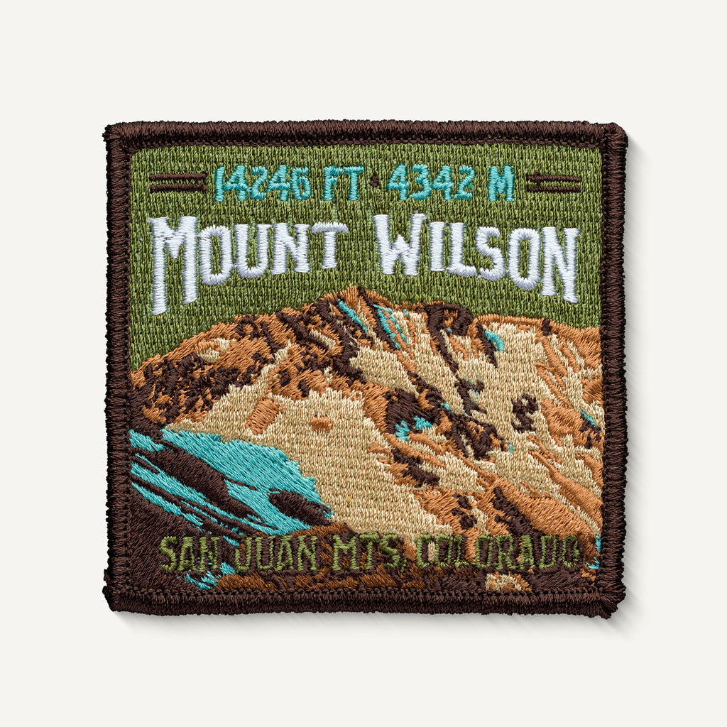 Mount Wilson Colorado 14er Patch