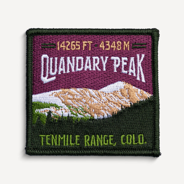 Quandary Peak Colorado 14er Patch