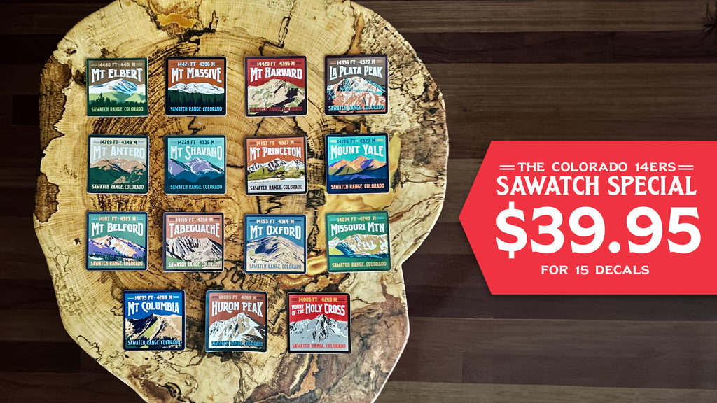 The Sawatch Range Decal Collection
