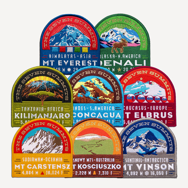 The Seven Summits Patch Collection