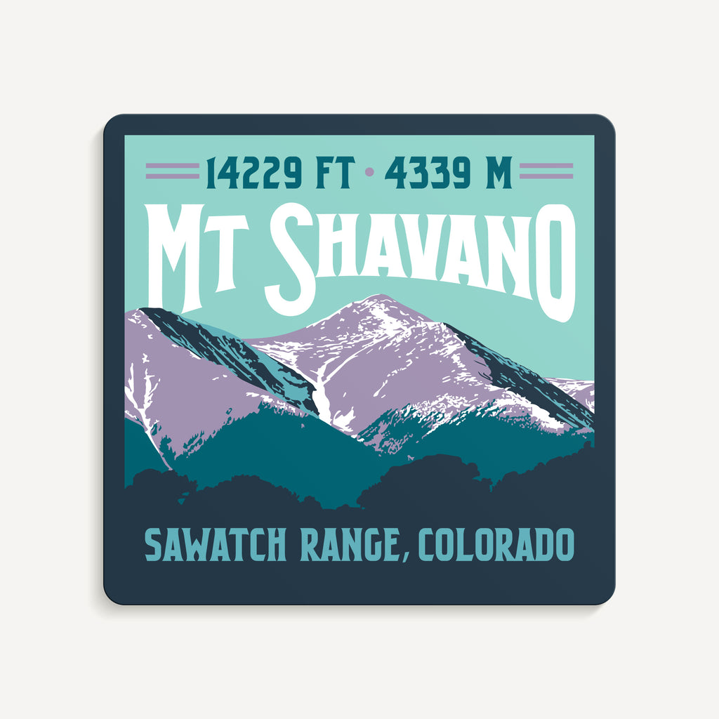 Mt Shavano Colorado 14er Sticker