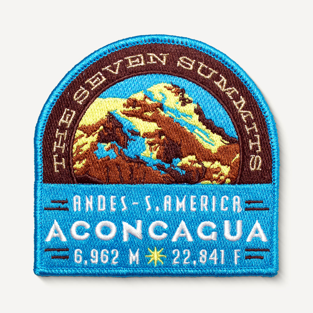 Aconcagua Seven Summits Patch Andes Argentina South America