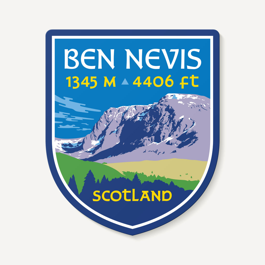 Ben Nevis Scotland UK Mountain Travel Decal Sticker