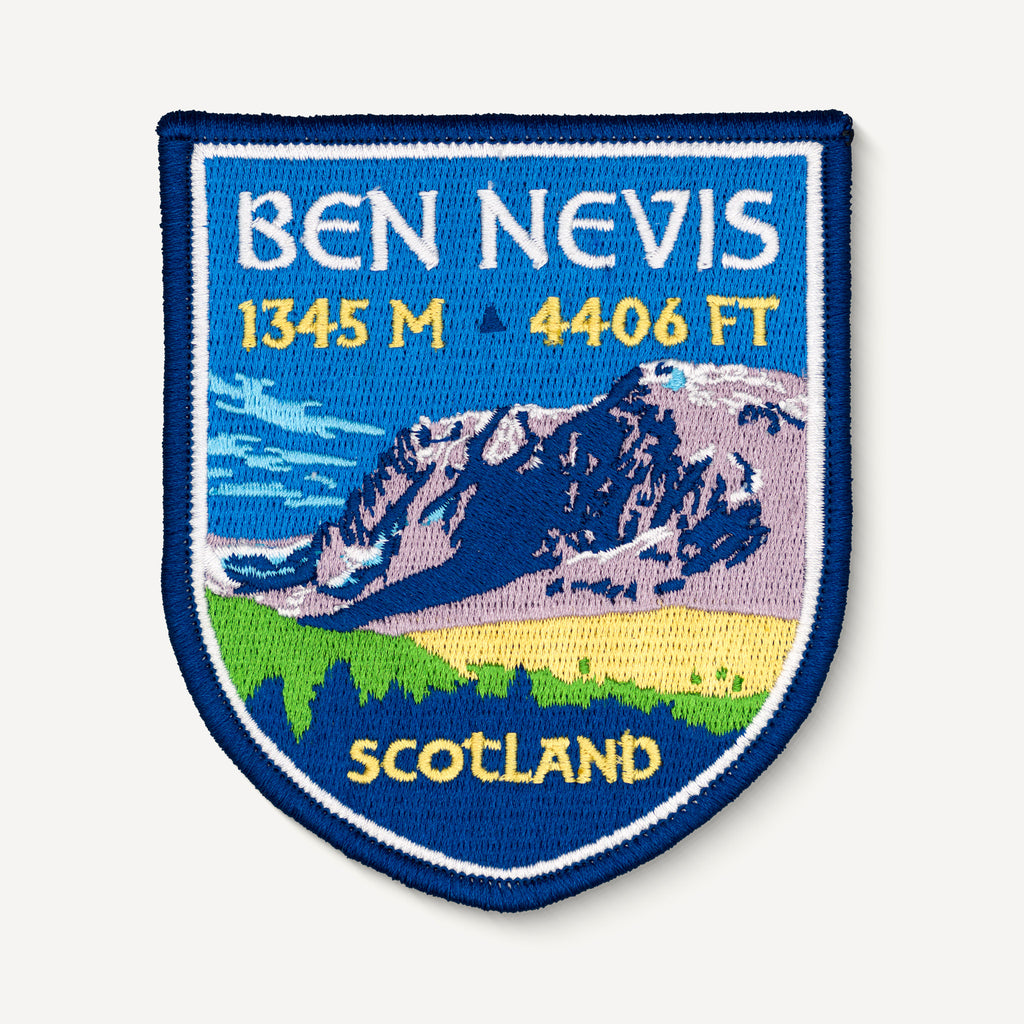 Ben Nevis Scotland UK Mountain Travel Patch