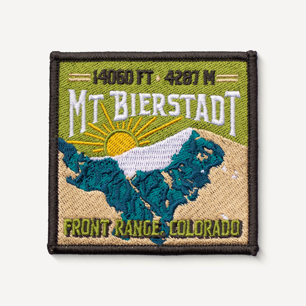 Mount Bierstadt Colorado 14er Patch Embroidered Mountain Travel 