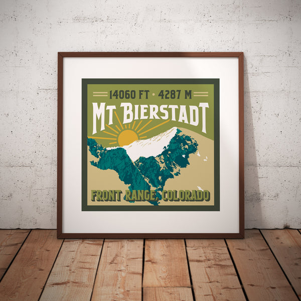 Mount Bierstadt Colorado 14er Giclee Art Print