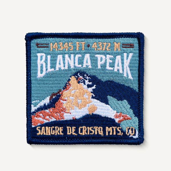 Blanca Peak Colorado 14er Patch