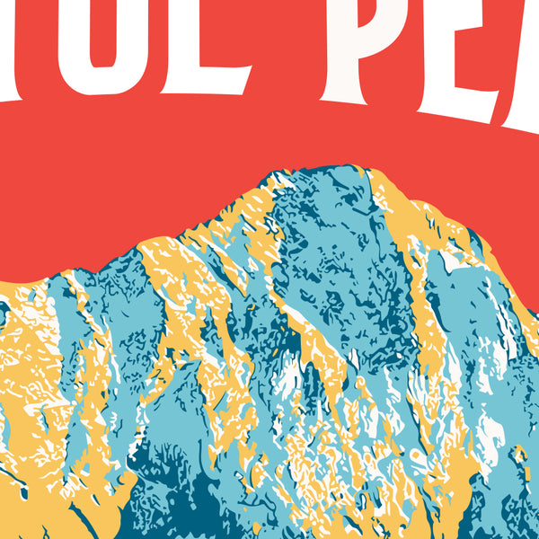Capitol Peak Colorado 14er Print