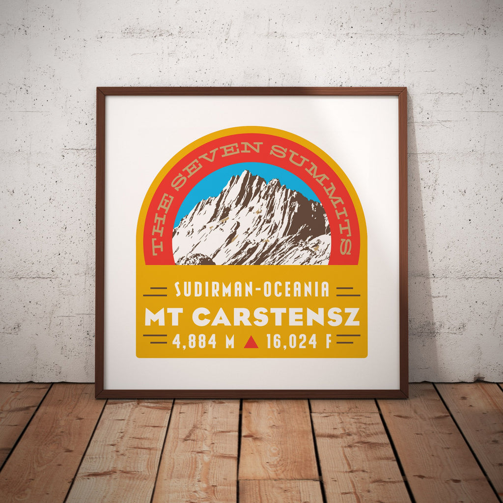 Carstensz Seven Summits Giclee Art Print