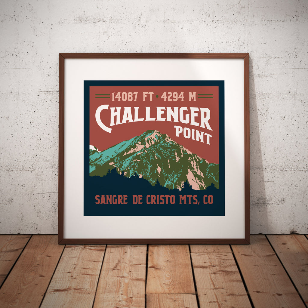 Challenger Point Colorado 14er Print