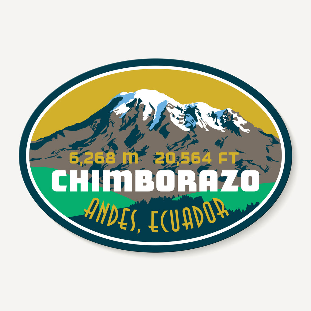 Chimborazo Andes Ecuador Mountain Travel Decal Sticker