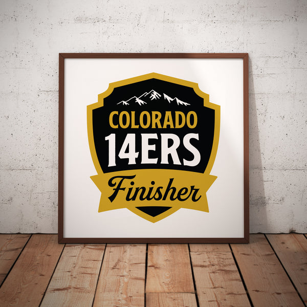 Colorado 14ers Finisher Print