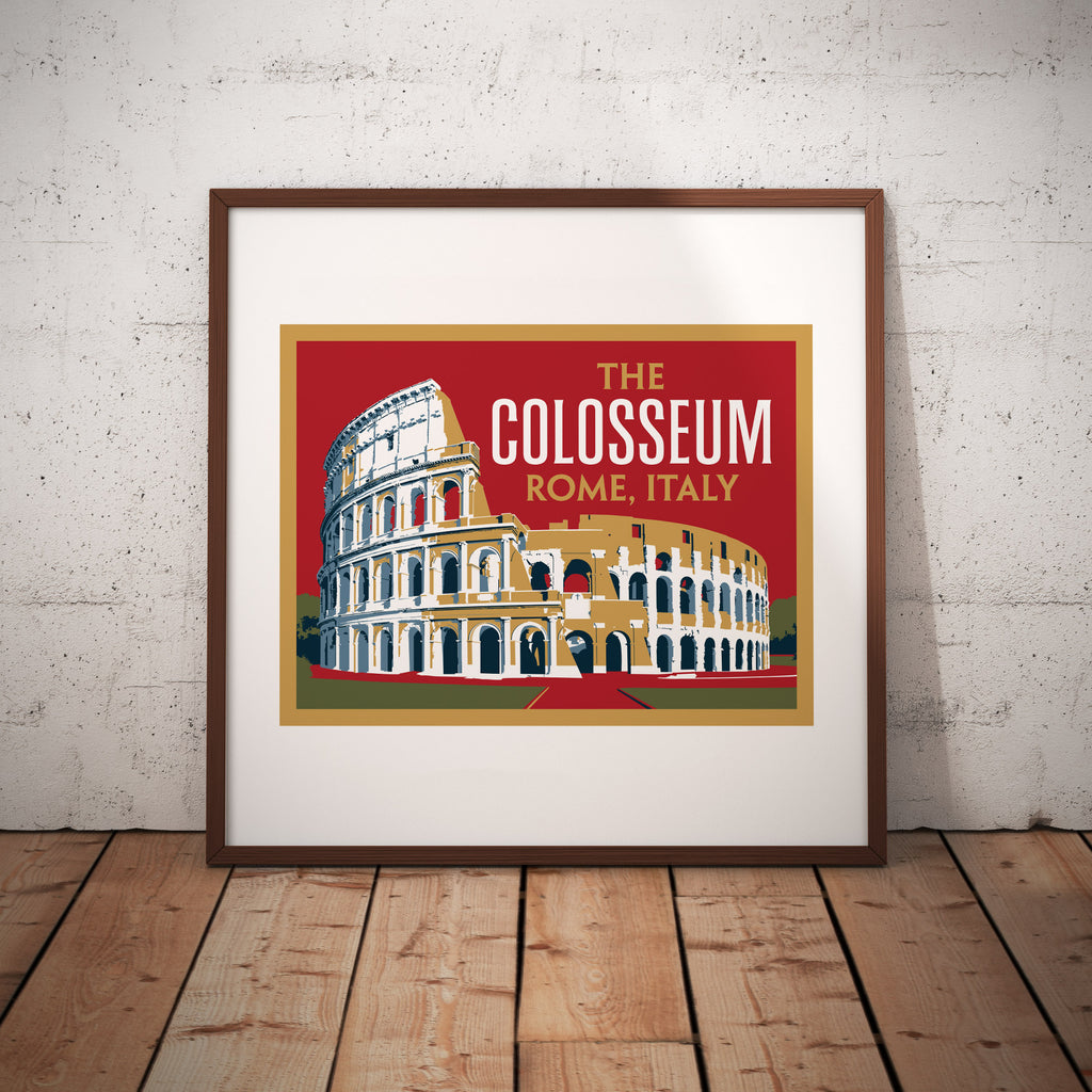 The Colosseum Rome Italy Art Print