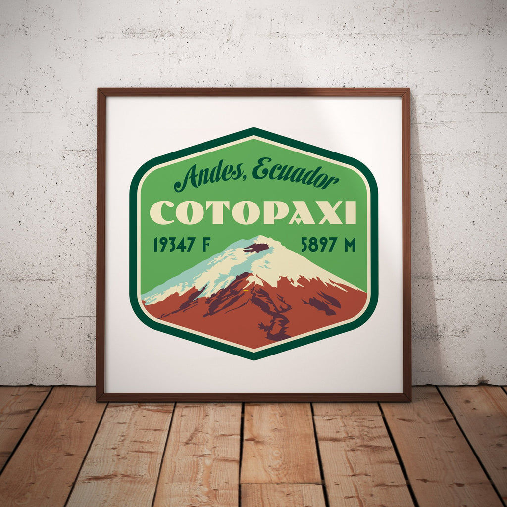 Cotopaxi Andes Ecuador Giclee Art Print