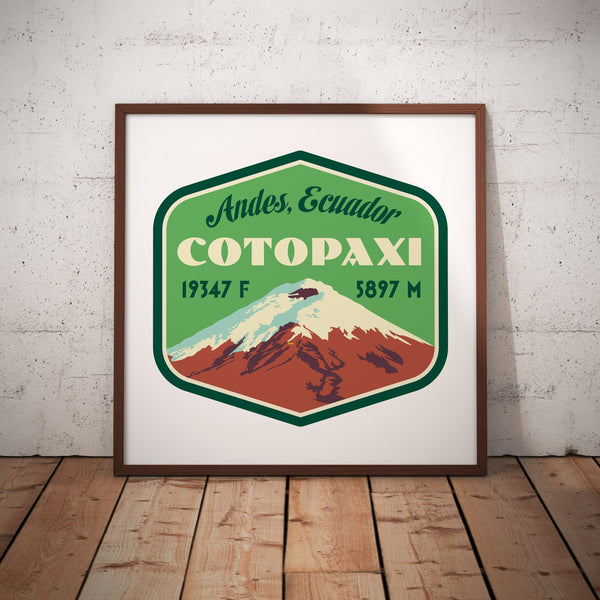 Cotopaxi Andes Ecuador Giclee Art Print