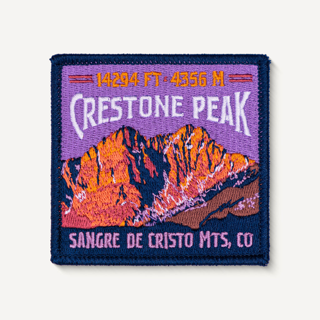 Crestone Peak Colorado 14er Patch