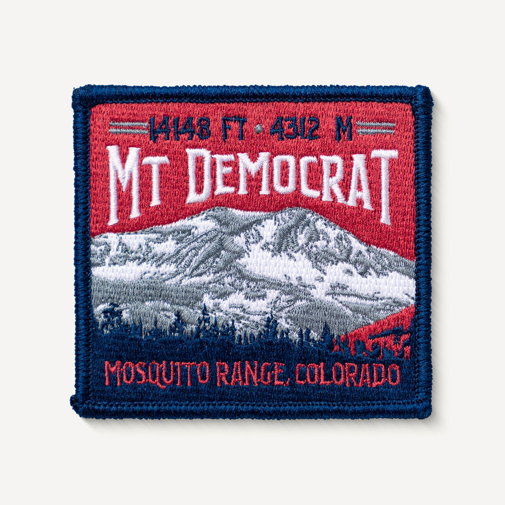Mt. Democrat Colorado 14er Patch