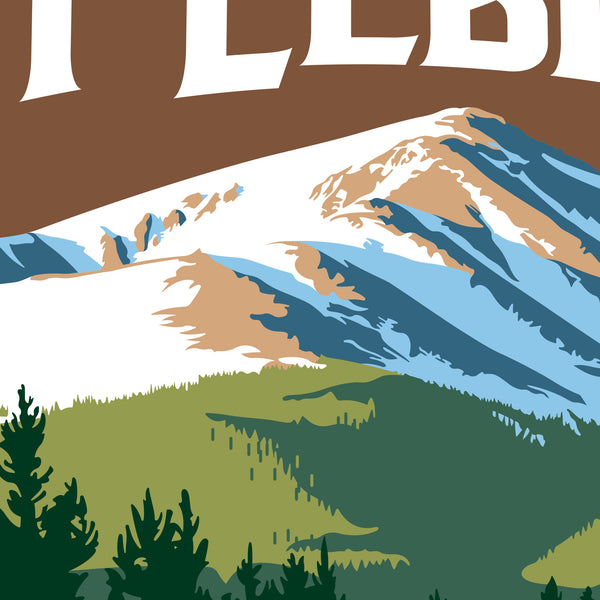 Mt Elbert Sawatch Range Colorado 14er Detail