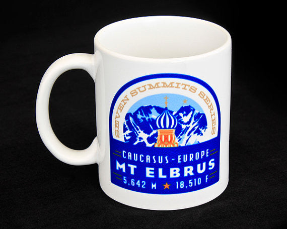 Mt. Elbrus Seven Summits Coffee Mug