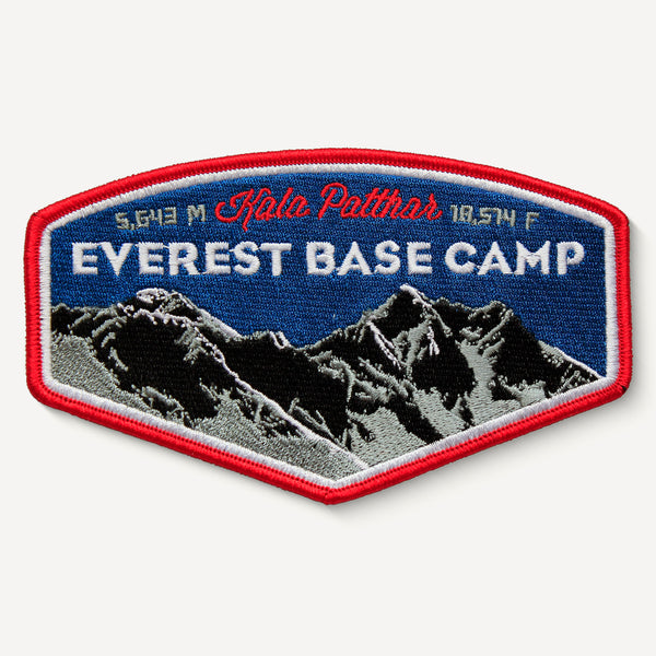 Everest Base Camp Himalayas Asia Travel Embroidered Iron-on Patch
