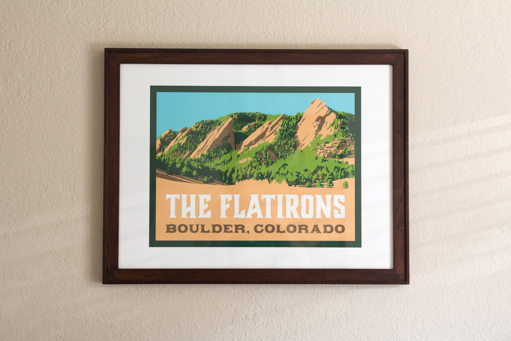 Boulder Flatirons Print