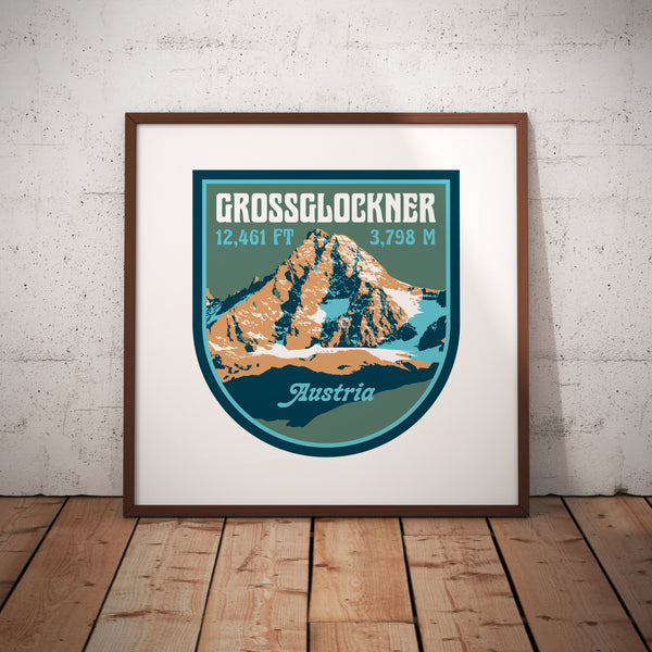 Grossglockner Austria Alps Art Print