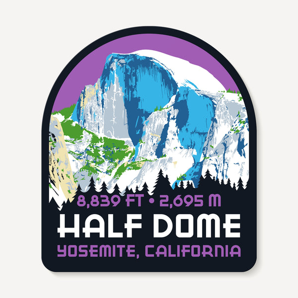 Half Dome Yosemite California Travel Decal Sticker