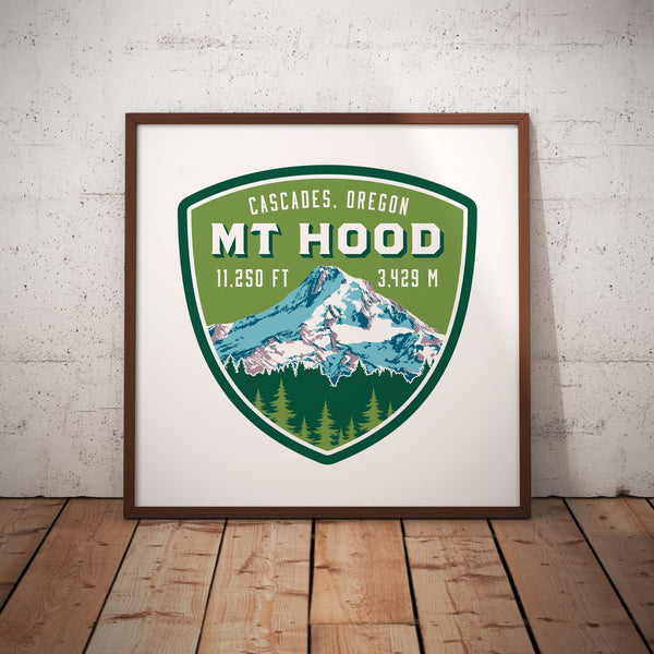 Mt. Hood Oregon Cascades Giclee Art Print
