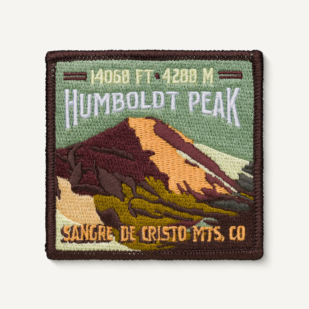 Humboldt Peak Colorado 14er Travel Patch