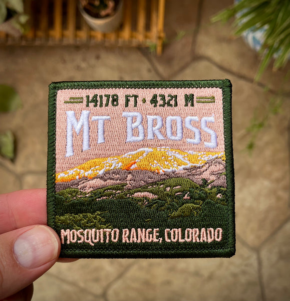 Mt. Bross Colorado 14er Patch