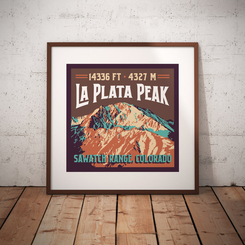 La Plata Peak Colorado 14er Print