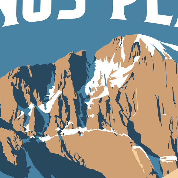 Longs Peak Colorado 14er Print