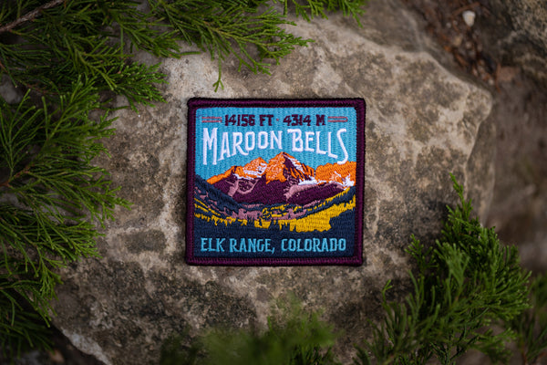 Maroon Bells Colorado 14ers Patch