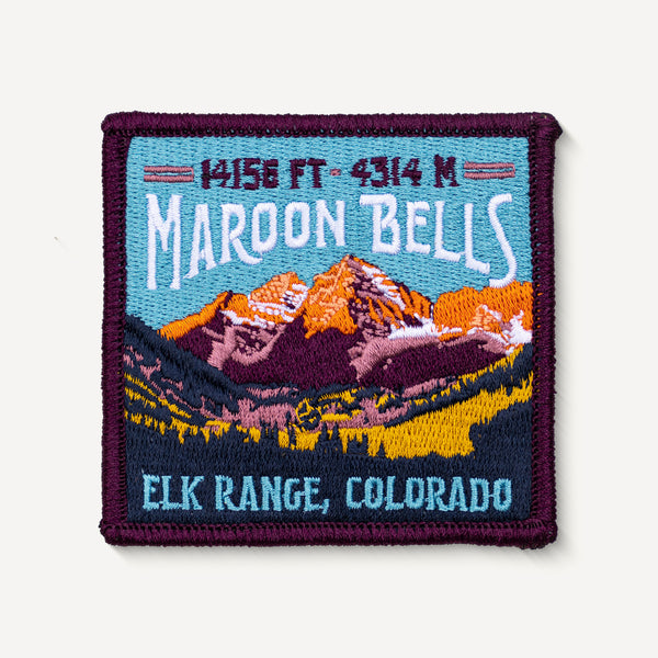 Maroon Bells Colorado 14ers Patch