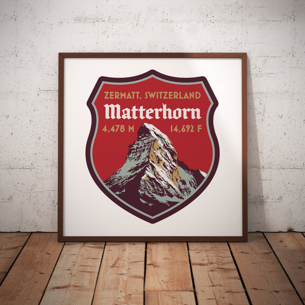 Matterhorn Switzerland Giclee Art Print