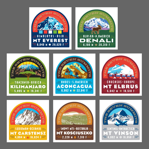 The Seven Summits Print Collection
