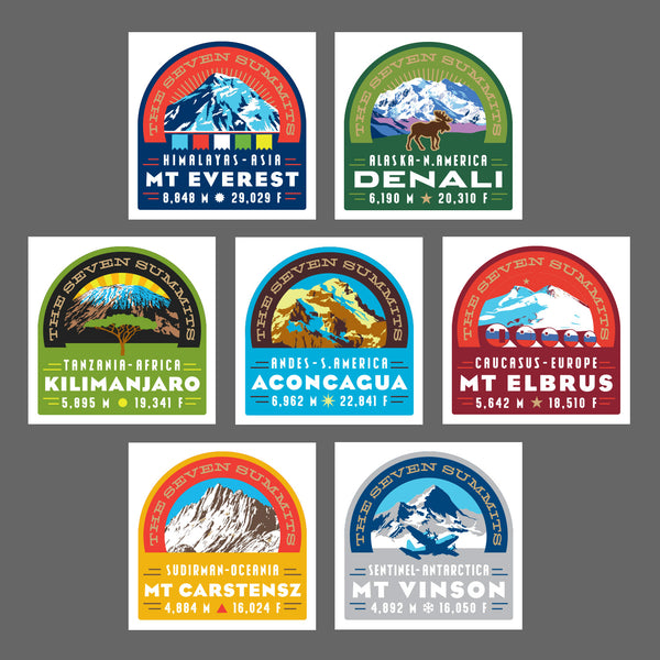 The Seven Summits Print Collection